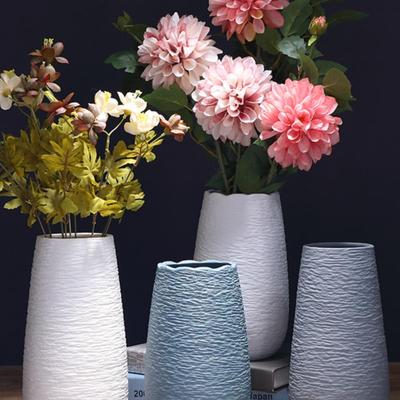 Vaso minimalista nordico in ceramica per fiori secchi per la decorazione della casa