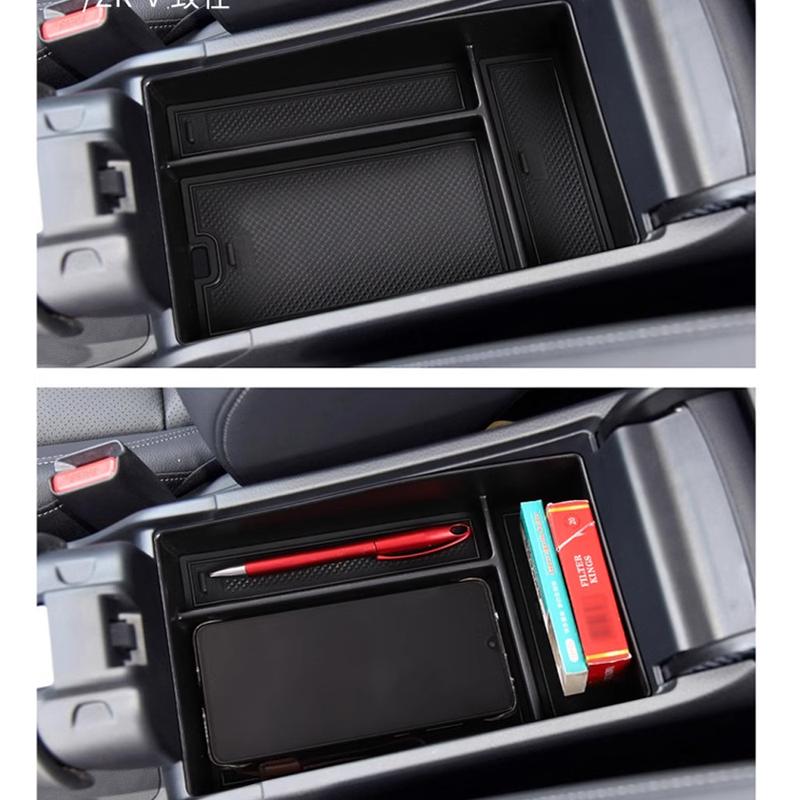 Car Storage Box for Honda ZR-V ZRV RZ HRV US ~2025 2024 Cup holder Armrest Central Console Organizer Tray Shelf Accessories