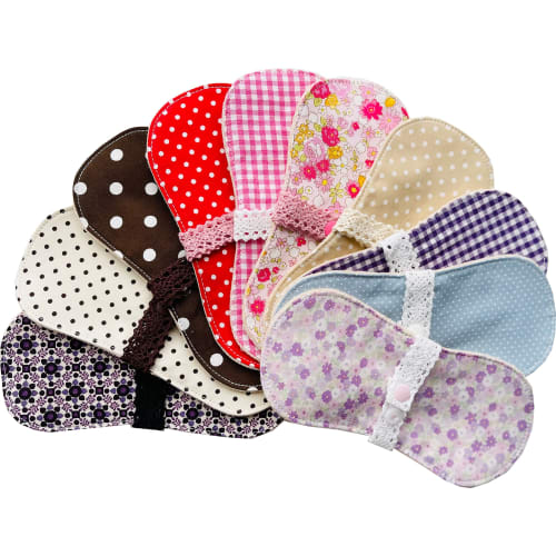

Sweet Cotton Outlet Cloth Pads, Minina Liner for Discharge, 10 count, Made in Japan (Color and Pattern Available)