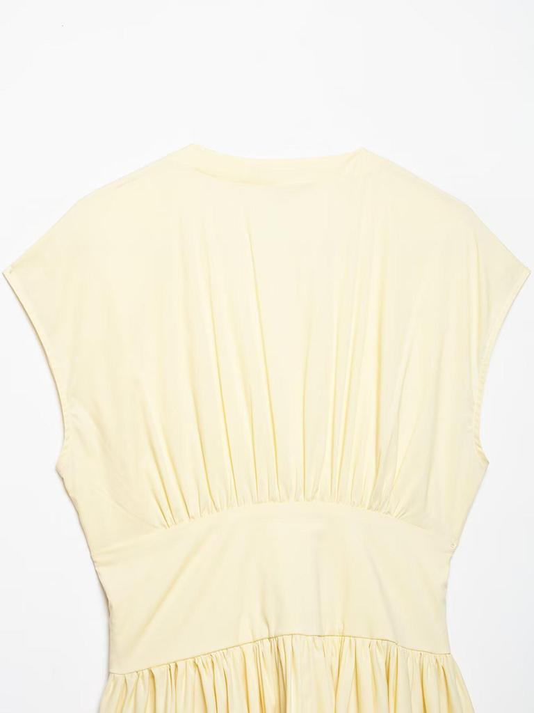 Spring 2026 European & American Style Poplin Mini Dress