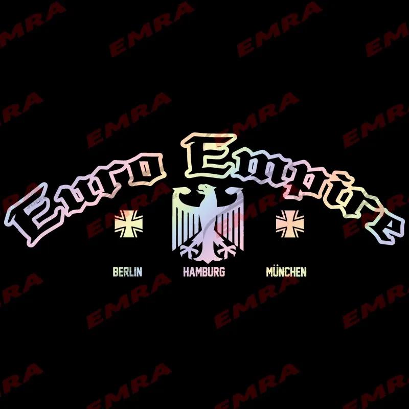 Text Euro Empire for Car Sticker Windshield Banner Rear Window Decoration External Accessories Waterproof Pvc Vinyl Decals