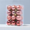 24pcs Creative Christmas Ball Set Delicate Hanging Ornament Crafts Christmas Tree Pendant  Gift