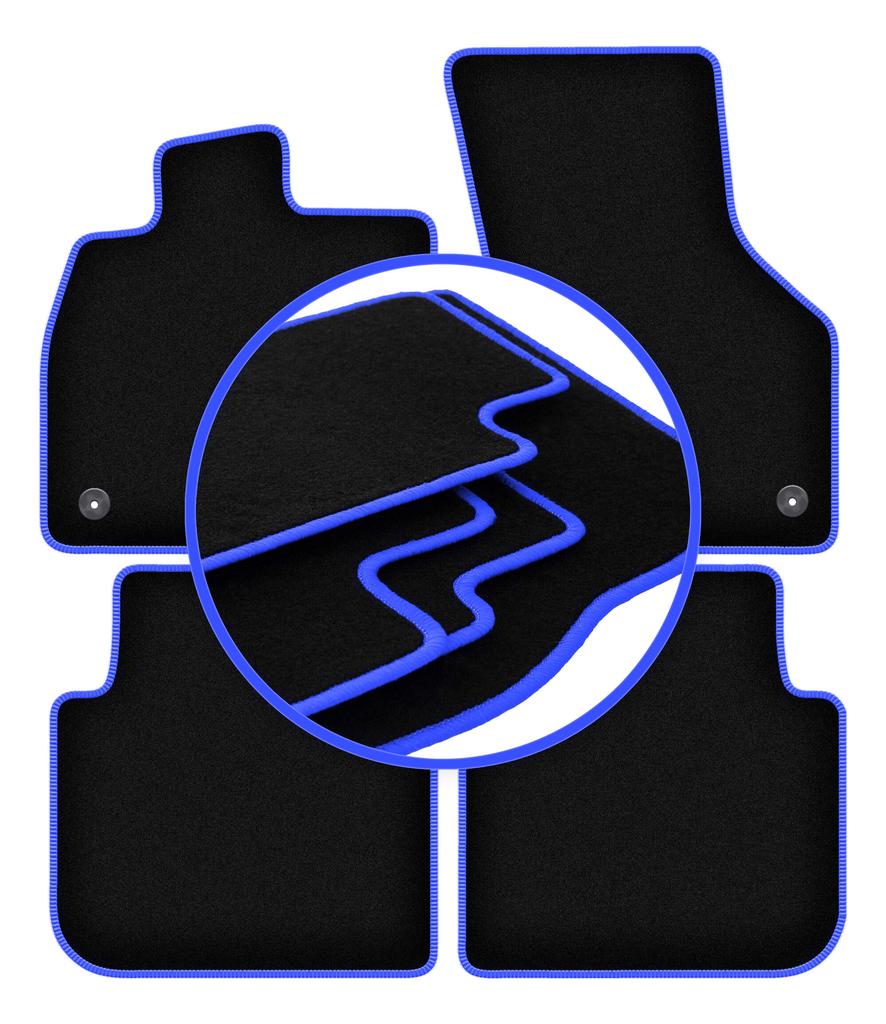 CARLUX-BLUE Automatten für: Skoda Superb III Kombi, Limousine (2015-2020)