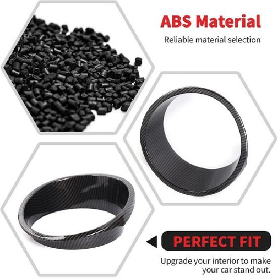 Front Bumper Headlight Cover Frame Accessories For 2024+ Jeep Wrangler JL Carbon