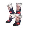 John Pork ruft an Strümpfe Herren Socken Warm Weich Lustige Socken Frühling Skateboard Rutschfest Kundenspezifische Socken Geschenk