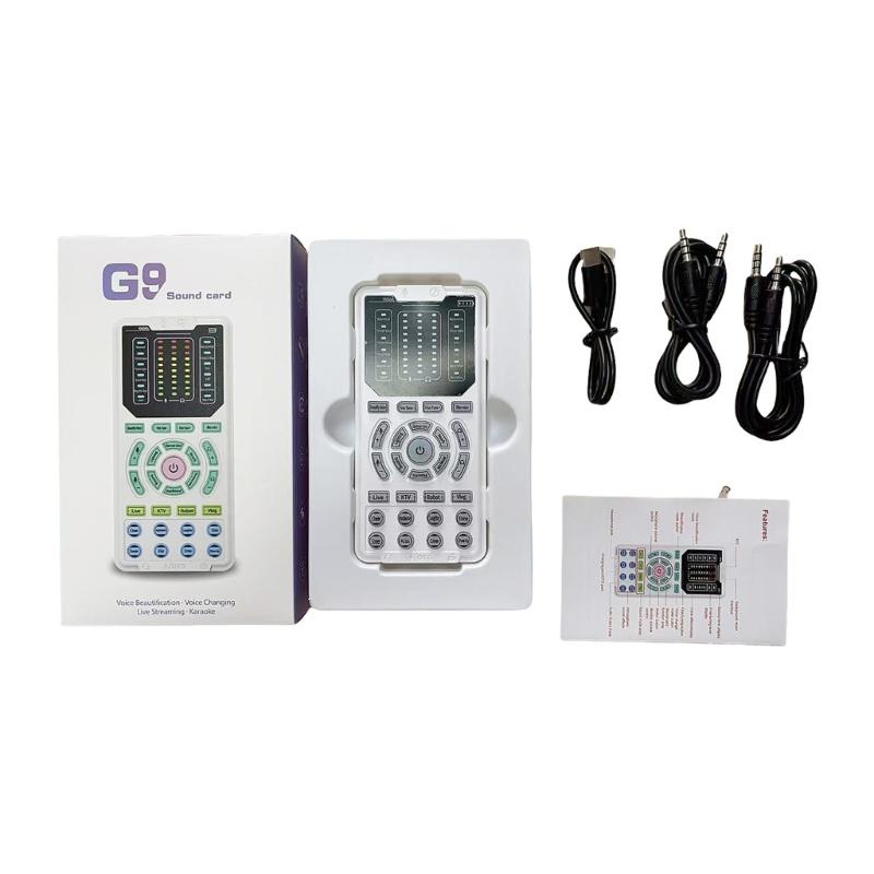 

Portable Voice Modulator Sound Card Real Time Voice Changing Control For PC Live Streaming Gaming Recording