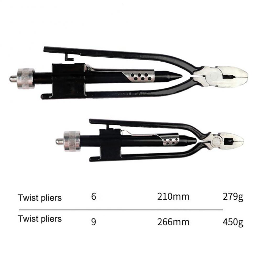 6/9 inch Pliers Lock Twister Tool Carbon Steel Safety Wire Twisting Pliers For Aviation Vehicles Racing Machinery Fuse pliers