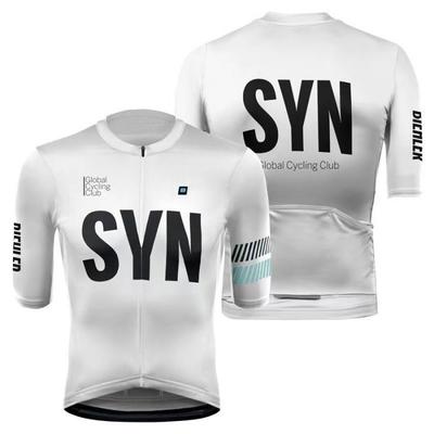 SYN Vêtements de Cyclisme à Manches Courtes Sportifs Vélo de Route Hommes Femmes VTT Shirt Séchage Rapide Respirant