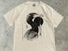 Anti-Fischerei-Kormoran-Shirt, Linolschnitt-Seevogel mit Fisch-T-Shirt, Comfort Colors Tierwelt-Grafik, Lustiges Vogel-Liebhaber-Geschenk