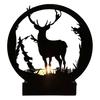 Elk Candlestick Design Create Warm Romantic Atmosphere Christmas Ornament for Home Decoration