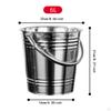 Ice Bucket Beer with Handle Metal Pail Beverage Tub for Family Gatherings Bar Accessories