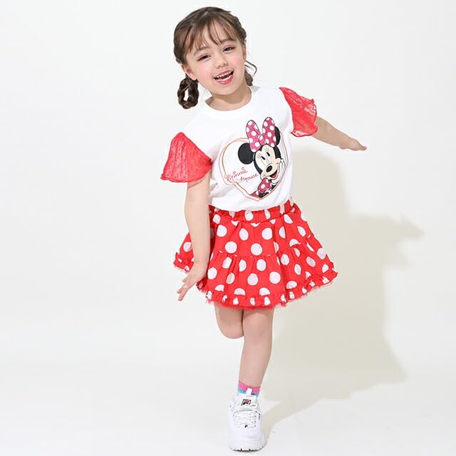 BABYDOLL Print Voluminous Skirt 7918K 130cm Brown All-Over