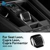 Echte Harte Trocken-Kohlefaser für Seat Leon MK4 Cupra Leon Cupra Formentor 2020 2021 2022 2023 2024 2025 Auto Schaltknauf Verkleidung