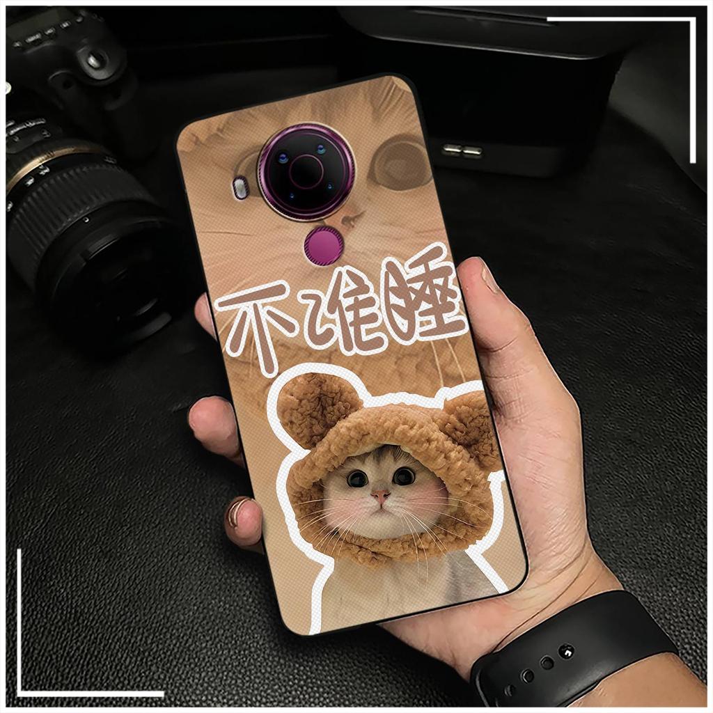 Shockproof Couple Phone Case For Nokia 5.4 Durable Phone Pouch Dirt-resistant Protective Anti-knock TPU Graffiti Cute