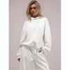 Womens Oversized Hooded Sweatshirt Wide Leg Pants Set Casual Lounge Outfit Winter