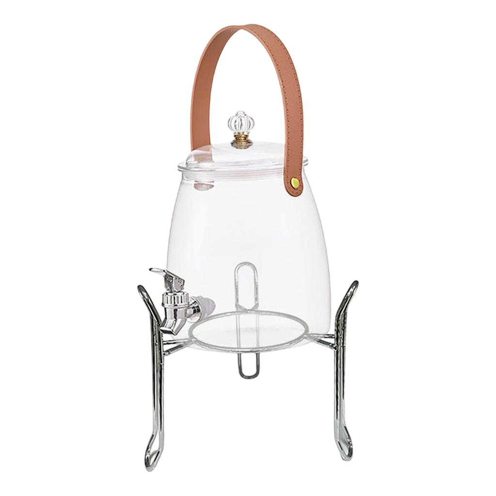 Large Capacity Lemon Beverage Cold Water Kettle Iced Juice Container Summer Beer Dispenser for Home Kitchen Bar Party 3/5/9/15 L