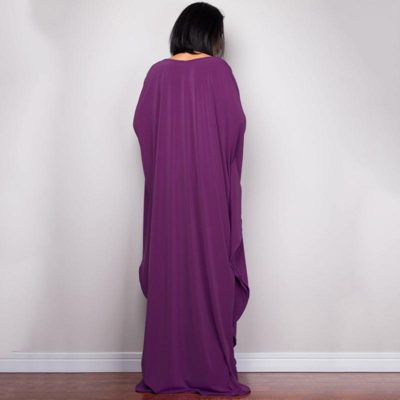 Damenmode Frühling Herbst Einfarbig Druck Langarm V-Ausschnitt Lockere Taille Freizeitkleider