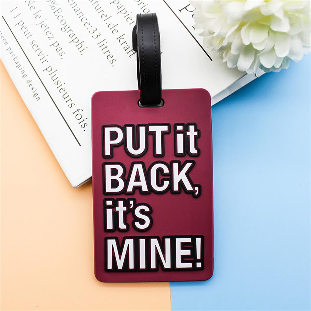 Luggage Tags with Name Address Tel Colorful Secure Travel Suitcase Bag Baggage Tags Labels