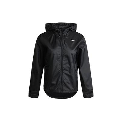 Essential Running Hooded Jacket Women Tops Black CU3218-010