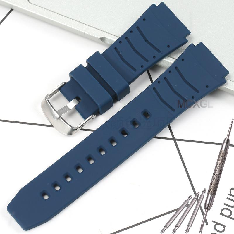 Men's Silicone Watch Strap Replacement Fit for Casio PRG-80 PAG-80 PRW-1000 PRW-1100 Rubber Watch Bands Wristband Bracelet