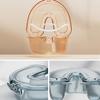Leak Proof Simple Denture Case Sealed U Shape Transparent Denture Box Mouthguard Container Oral Care Denture Storage Container