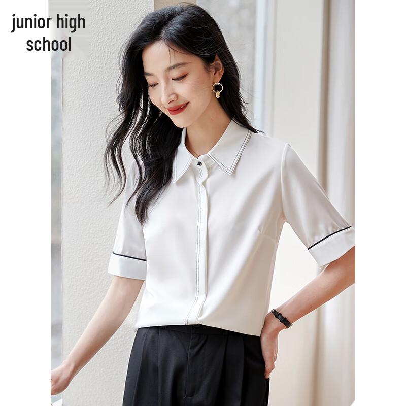 

Women s Short-Sleeve Chiffon Commuter Shirt M