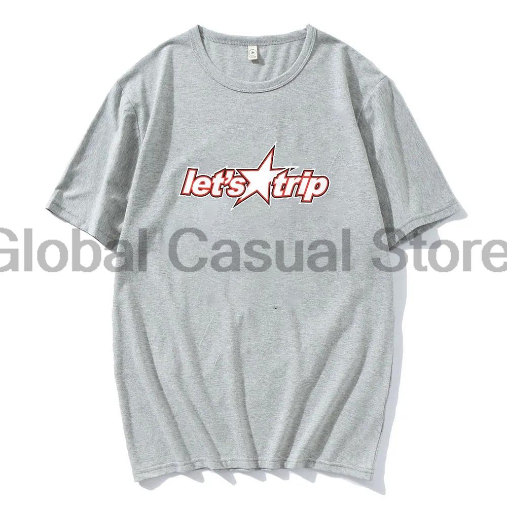 Sturniolo Triplets Lets Trip Star Tshirt Crewneck Short Sleeve Tee Unisex Women Streetwear Tops Fashion Clothes