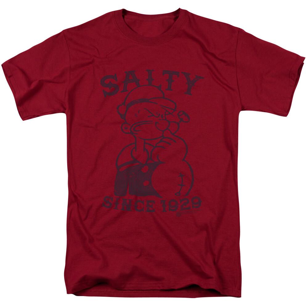 Popeye Salty Dog T Shirt Mens Licensed IDW Comics Tee Cardinal XXXL