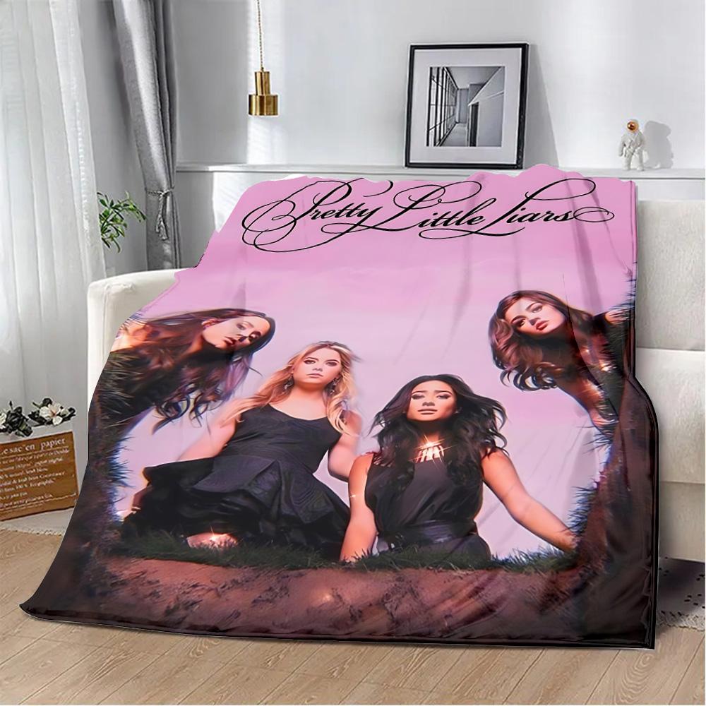 Pretty Little Liars Aufdruck Decke Picknickdecken Warme Decke Weiche und Bequeme Decke Haus Reisen Geburtstagsgeschenk