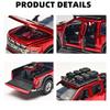 New 1:24 Ford F150 Pickup Truck Simulation Alloy Car Model - Suitable for Children's Toys and Collections