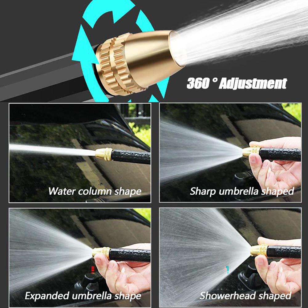 Auto Schaumwaschpistole Hochdruck Sprühwasserpistole Gartenreinigung Wasserpistole Schlauch Automobil Einstellbare Sprühdüse Werkzeuge