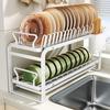 Qin Chen Large Double-Layer Pull-Out Dish Drainer