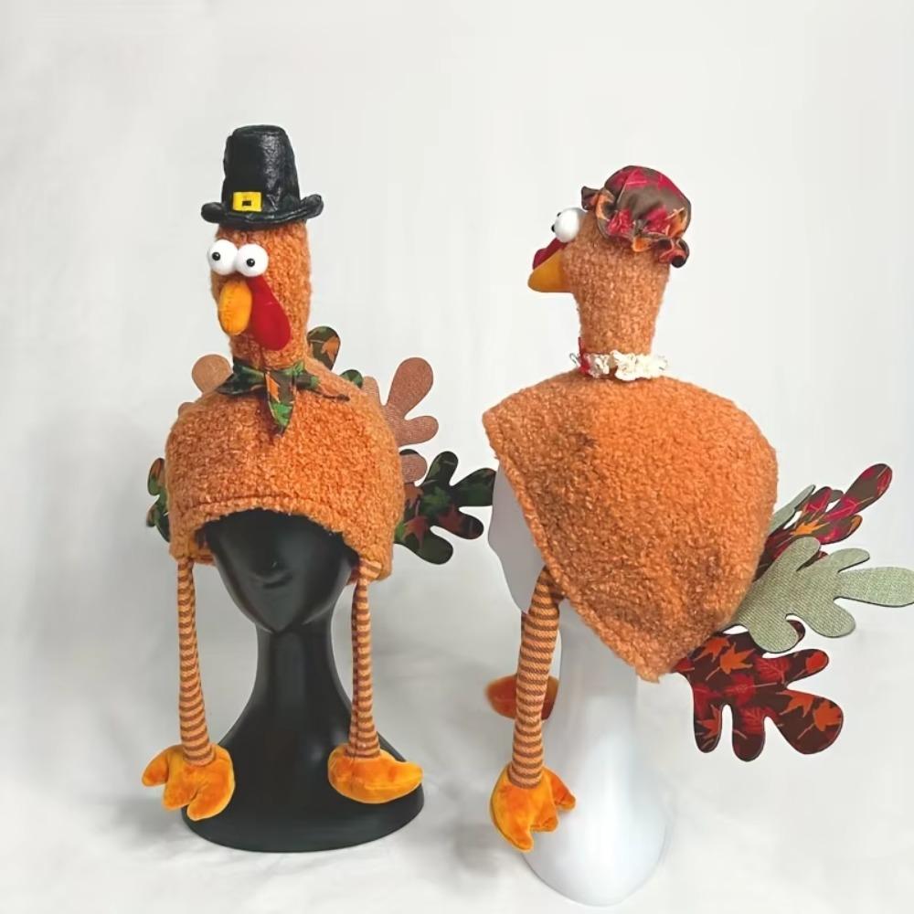 High-top Thanksgiving Cap Handmade Thanksgiving Decor Adorable Halloween Cosplay Costume  Holiday