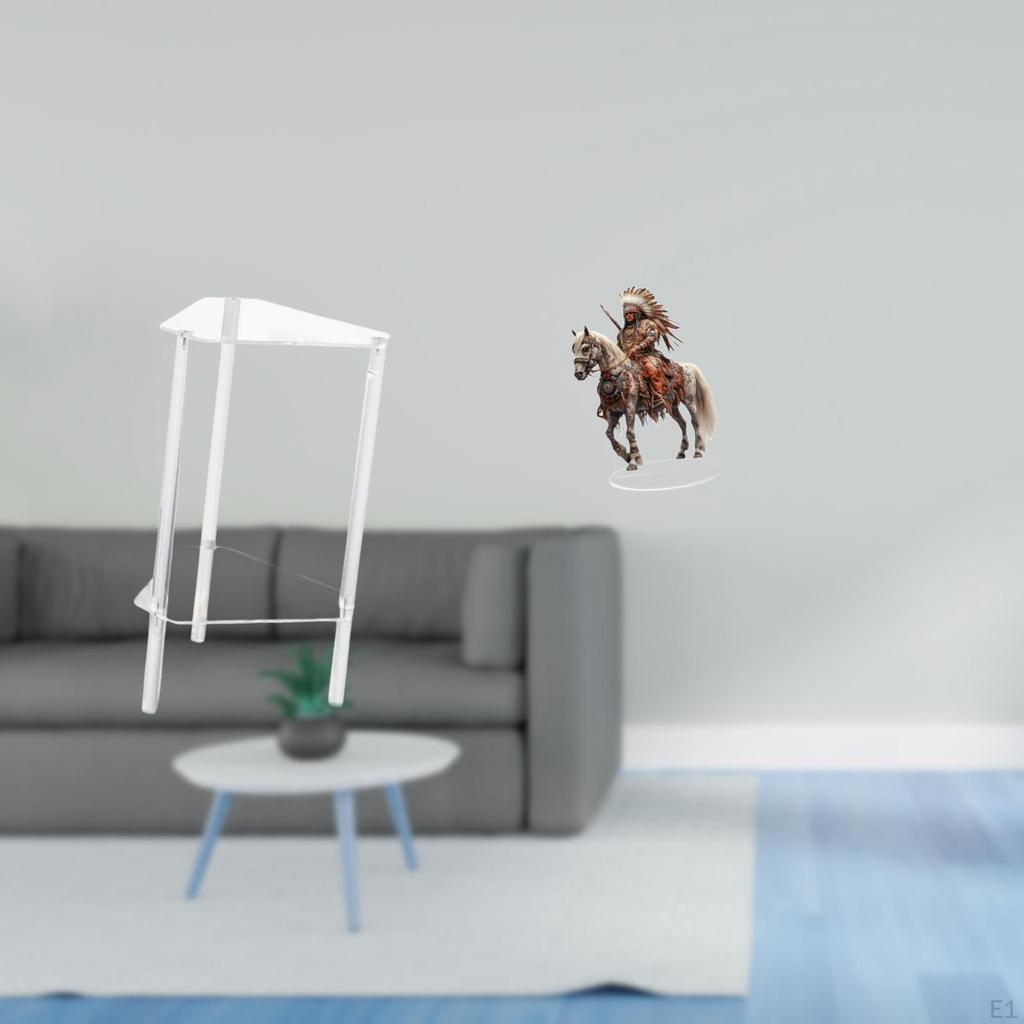 Minimalist Clear Acrylic Side Table NightStand Modern Bedside Cabinet End for Living Room Home