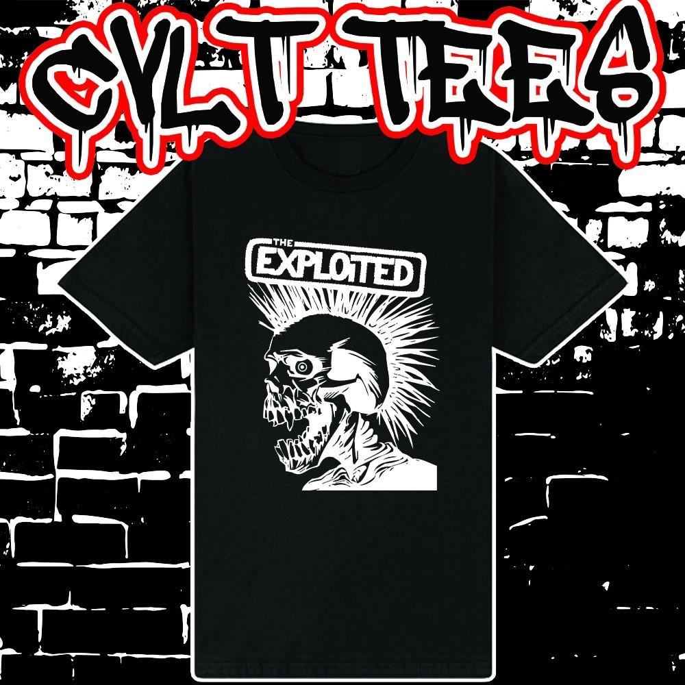 The Exploited Band Tee 100% Cotton Unisex T-Shirt S