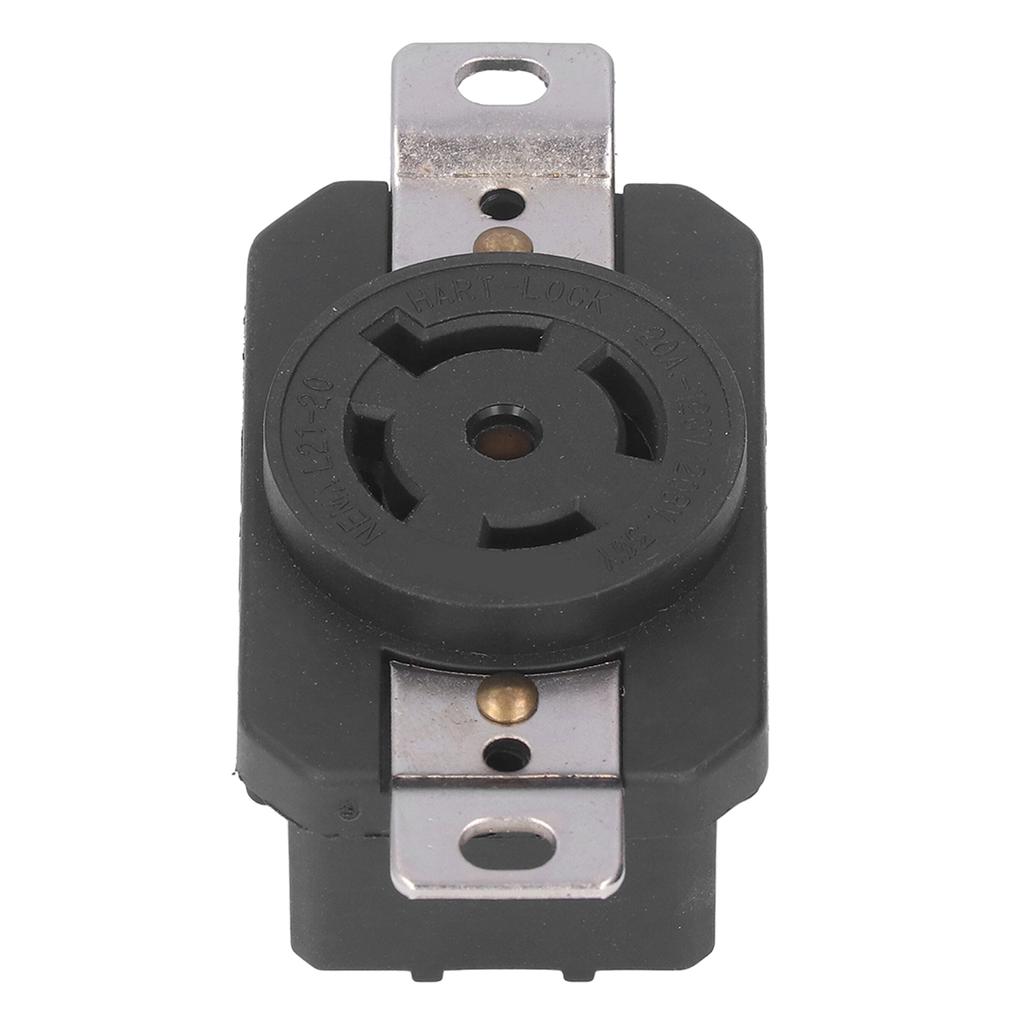 Flush Mounting Locking Receptacle Industrial 5 Hole US Style 20A 120208V NEMA L21?20