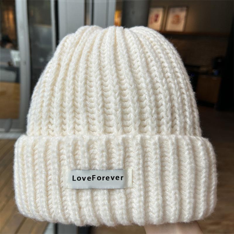 

Свободная шерстяная шапка для женщин на осень и зиму, защита ушей и теплая холодная шапка, подчеркивающая лицо, маленькая японская шапка с большой головой, модная Adjustable