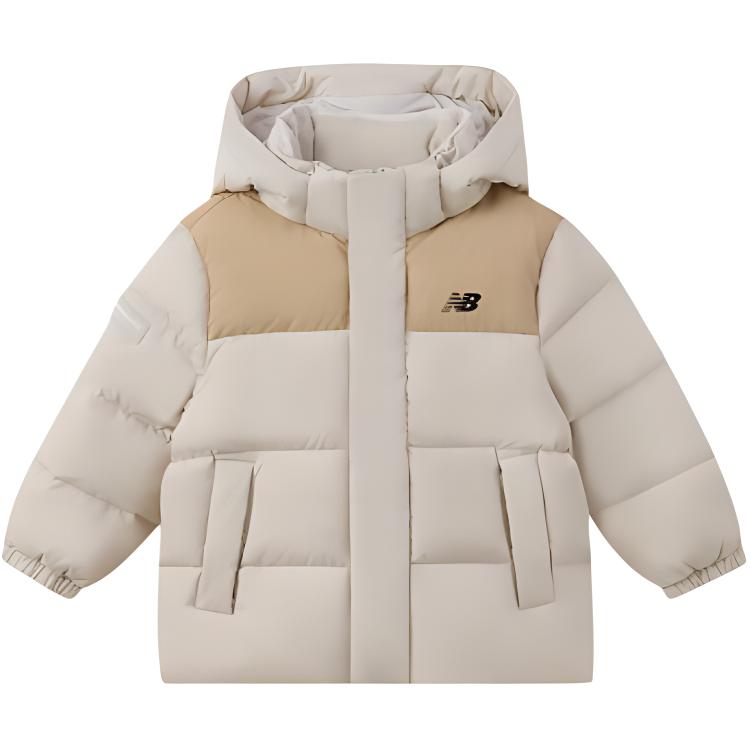 New Balance NB Down Jacket Kids  Light Gray 7PE4S123-BEI 150