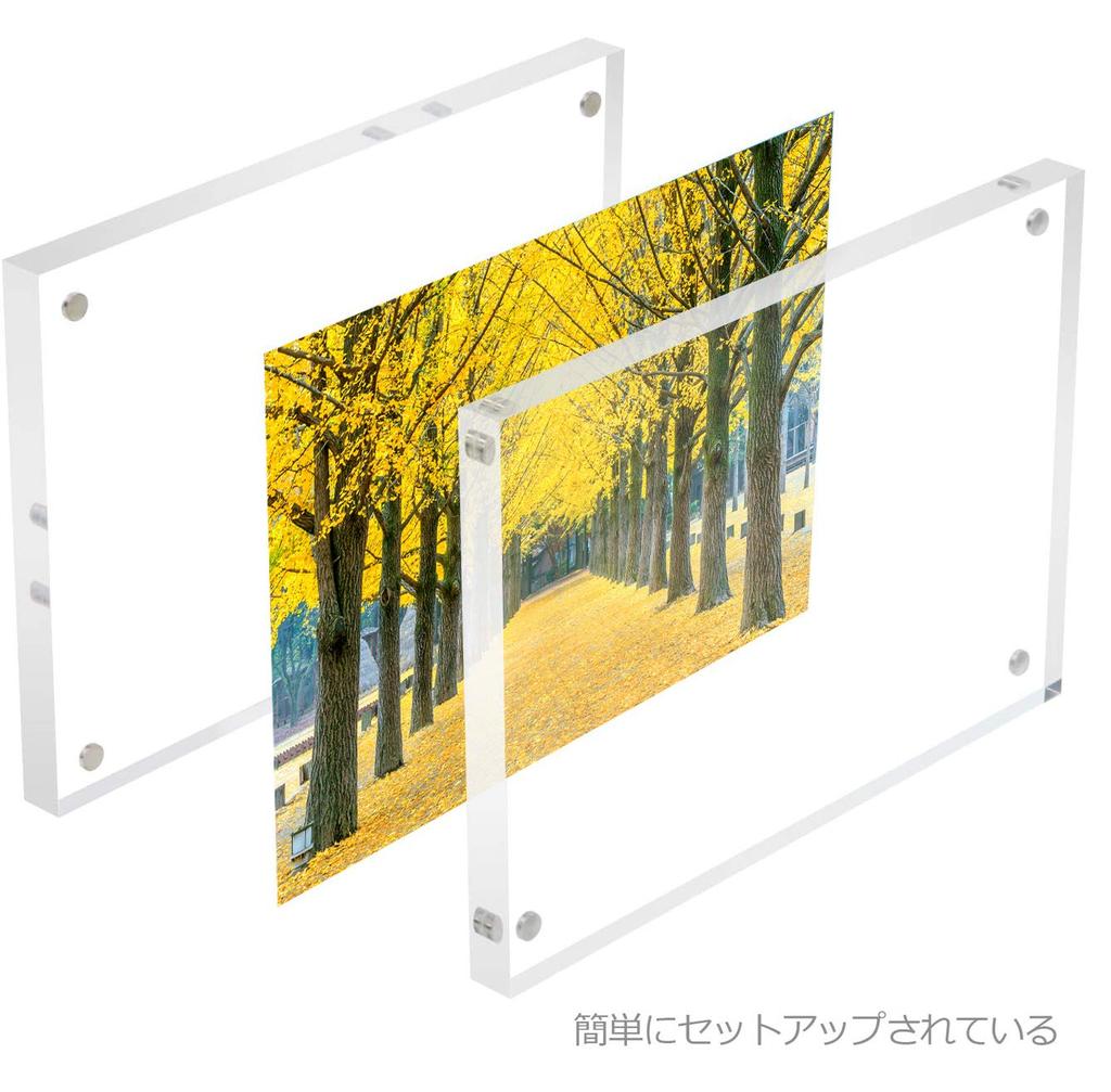 WeColor Acrylic Photo Photo Magnet Strong Picture Poster Eligible Invoice Issuance Possible 2L Frame, Stand, Frame, Magnet, Frame, Double-sided