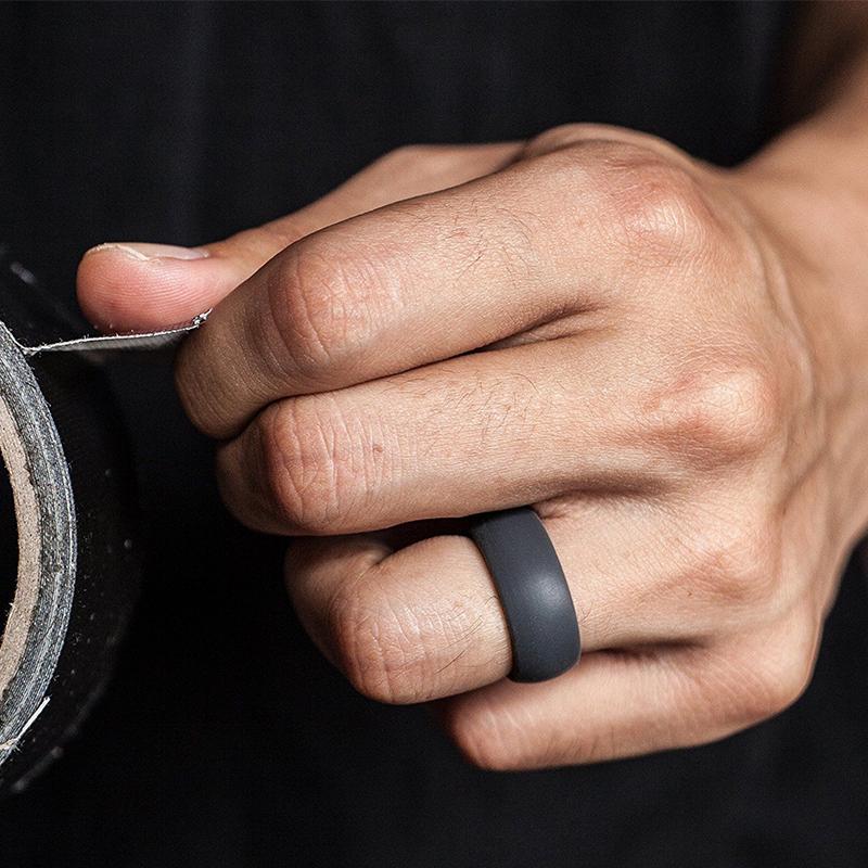 Buy 7pcs/set Silicone Finger Ring Size 7-13 Flexible Crossfit