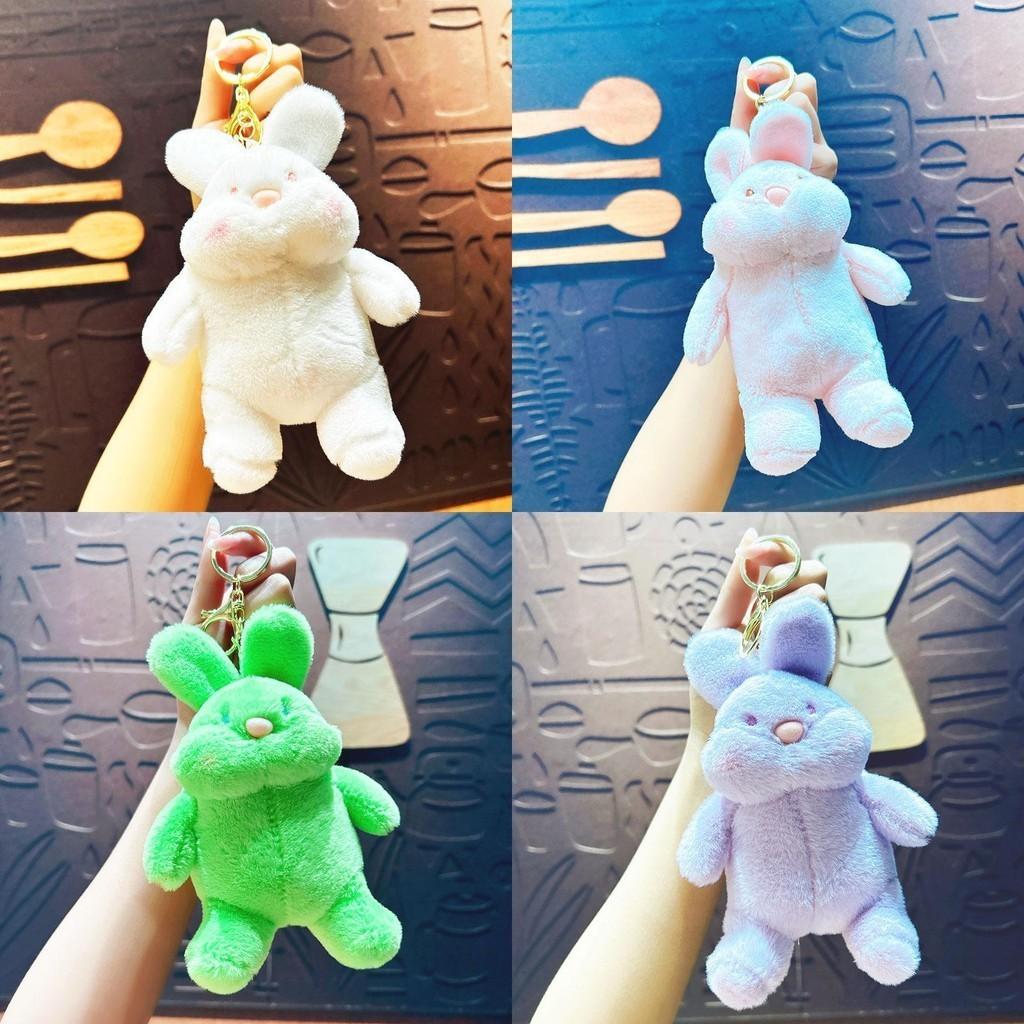 Bunny Cute Cartoon Keychain Pendant Keyring Plush Toy Gift For Occasions Various