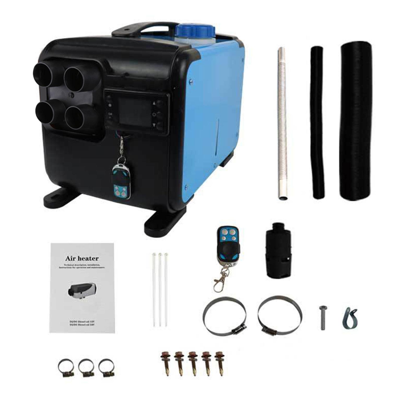 

12 В медный нагреватель зажигания 5 кВт до 1 кВт интегрированный 24 В стояночный обогреватель для автодомов грузовиков лодок с ЖК-дисплеем