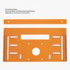 Cutting Machine Base Board 90° and 45° Cut Punching Design 28x15cm 0-9.5cm Range Circular Saw Base Plate for Woodworking Tasks