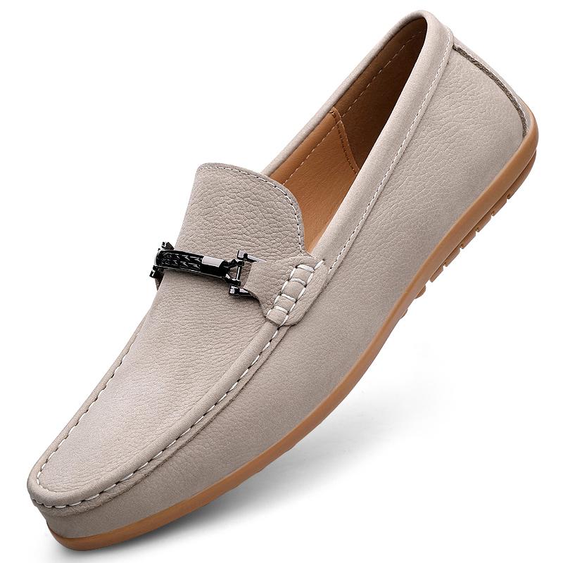 Fashion Luxury Brand Designer Fashion Dress Shoes New Men Handmade Loafers Genuine Leather Slip on Casual Footwear Loafer Walking Shoes