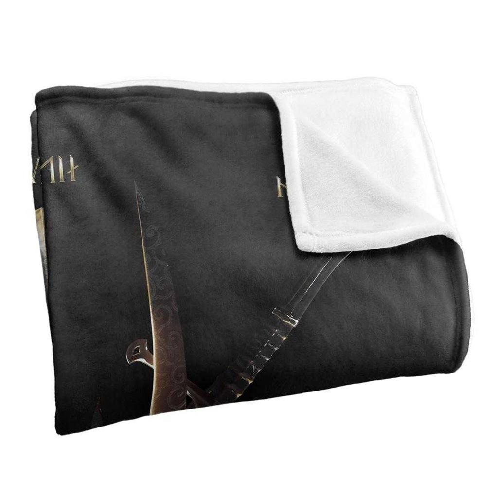 LORD OF THE RINGS Silky Runes Sauron Supersoft Blanket