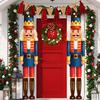 Christmas Snowman Door Curtain Banner Merry Christmas Decorations For Home 2025 Navidad Kerst Natal Noel Xmas Decor New Year