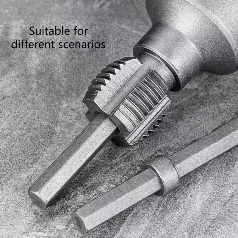 PVC Thread Maker Tool 1/2inch 3/4inch PVC Pipe Threading Dies Plumbing Tool for Professional Cutting Pipe Threaders