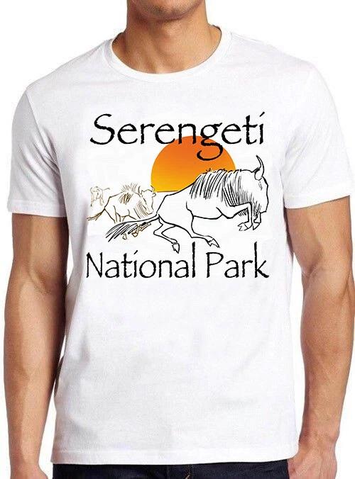 Serengeti National Park Tanzania Africa Animals Safari Top Gift Tee T Shirt M837 XS