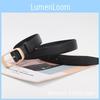 Women Decorative Trendy Jeans Belt Buckle Waistband Casual Black Streetwear