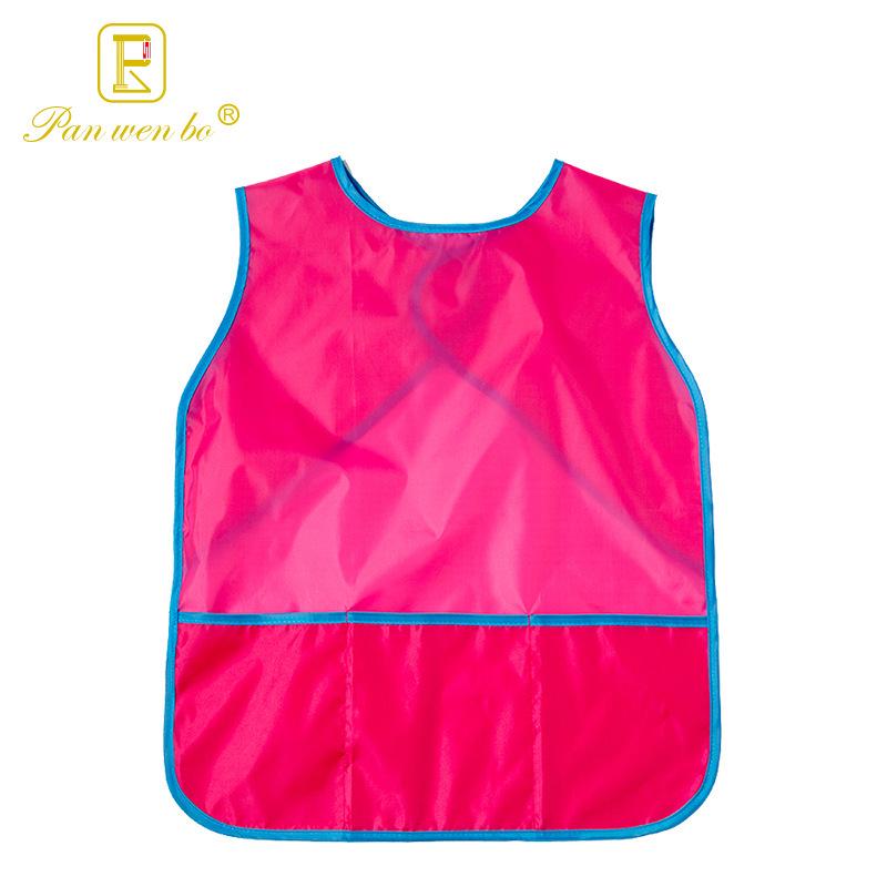 Children's Long-Sleeve Art Smock & Bib - Anti-Stain for Early Education and Kindergarten